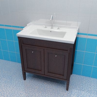 Sink cabinet 3d-model Caprigo Albion 80 B