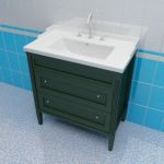 Sink cabinet 3d-model Caprigo Albion 80 G box