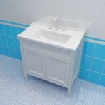 Sink cabinet 3d-model Caprigo Albion 80 W