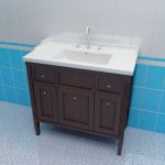 Sink cabinet 3d-model Caprigo Albion 90 B