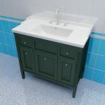 Sink cabinet 3d-model Caprigo Albion 90 G