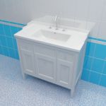 Sink cabinet 3d-model Caprigo Albion 90 W