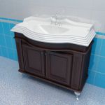 Sink cabinet 3d-model Caprigo Fresco 100 Br