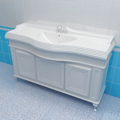 Sink cabinet 3d-model Caprigo Fresco 150 W