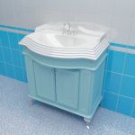 Sink cabinet 3d-model Caprigo Fresco 80 LB