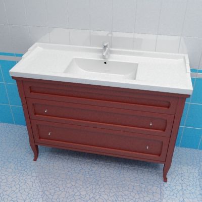 Sink cabinet 3d-model Caprigo Garda 120 R