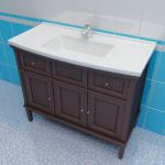 Sink cabinet 3d-model Caprigo Jardin 100 B