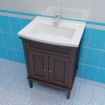 Sink cabinet 3d-model Caprigo Jardin 60 B