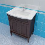 Sink cabinet 3d-model Caprigo Jardin 70 B