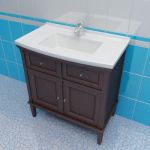 Sink cabinet 3d-model Caprigo Jardin 80 B