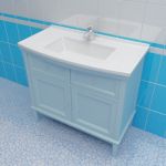 Sink cabinet 3d-model Caprigo Jardin 90 LB