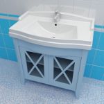 Sink cabinet 3d-model Caprigo Napoli 80 LB