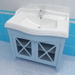 Sink cabinet 3d-model Caprigo Napoli 90 LB