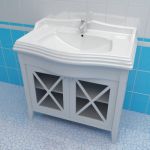 Sink cabinet 3d-model Caprigo Napoli 90 W