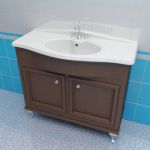 Sink cabinet 3d-model Caprigo Porto 100 B