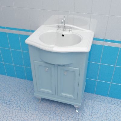 Sink cabinet 3d-model Caprigo Porto 60 Lb