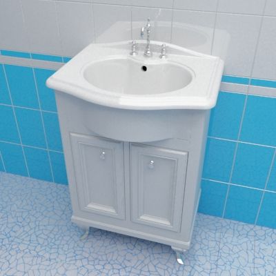 Sink cabinet 3d-model Caprigo Porto 60 W