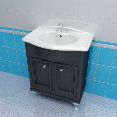 Sink cabinet 3d-model Caprigo Porto 70 Bl