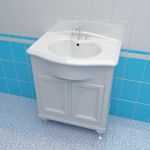 Sink cabinet 3d-model Caprigo Porto 70 W