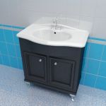 Sink cabinet 3d-model Caprigo Porto 80 Bl