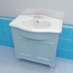 Sink cabinet 3d-model Caprigo Porto 80 Lb