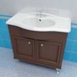 Sink cabinet 3d-model Caprigo Porto 90 B