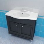 Sink cabinet 3d-model Caprigo Porto 90 Bl