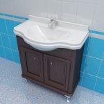 Sink cabinet 3d-model Caprigo Ravenna 80 B