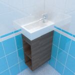 Sink cabinet 3d-model Comforty Mate 40x70x22