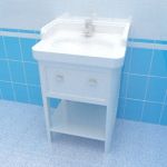 Sink cabinet 3d-model Kerama marazzi Provence 60x50x92