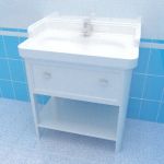 Sink cabinet 3d-model Kerama marazzi Provence 80x50x92