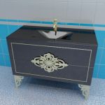 Sink cabinet 3d-model Marsan Christine 100x50 G-B