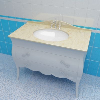 Sink cabinet 3d-model Marsan Dianne 105x56 W-M