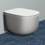 Toilet Minimalism CAD 3D - model symbol ToiletBowl14