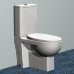 3D - model Minimalism pan CAD symbol ToiletBowl15