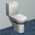 Modern toilet 3D model ToiletBowl20