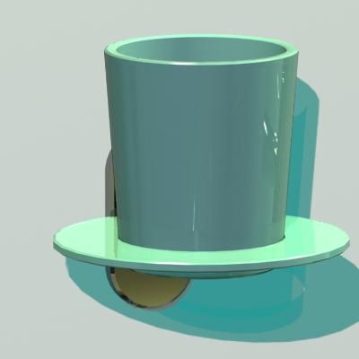 3D - model Toothbrush holder01