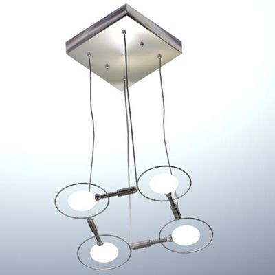 Minimalist chandelier 3D - model CAD symbol UFO 4