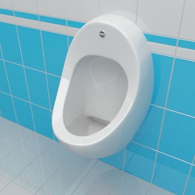 Urinal 3d-model Vitra Arkitekt 40x35