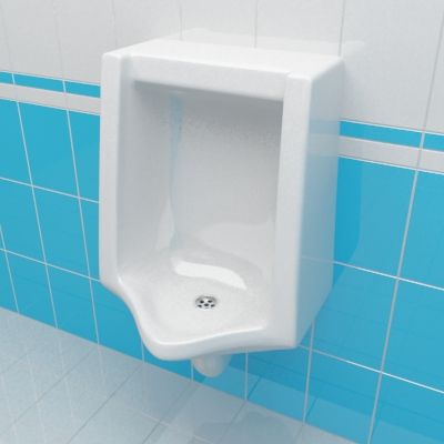 Urinal 3d-model Vitra Arkitekt 50x35