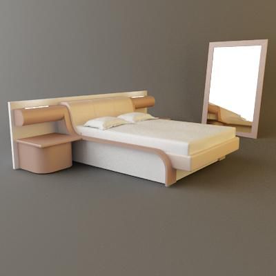 3d-model VENERAN modern bed (Italy) VENERAN_FLASH05