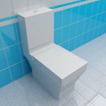 WC pan 3d-model CEZARES Prati 36x67x83