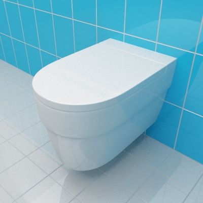 WC pan 3d-model Cersanit DECO 35x54