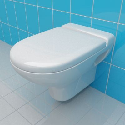 WC pan 3d-model Cersanit IRYDA 36x54