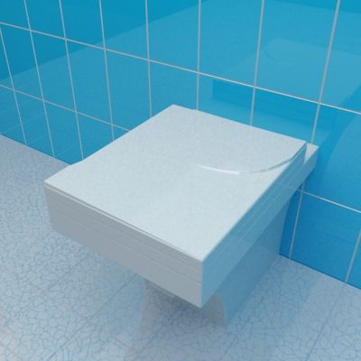 WC pan 3d-model Color&Style Atrium 37x55