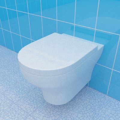 WC pan 3d-model Kerama marazzi Buongiorno 54x35