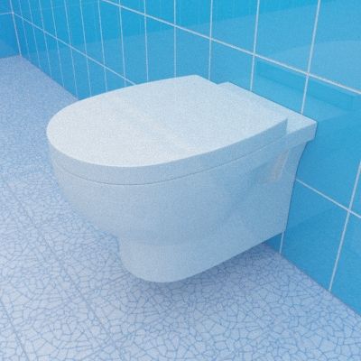 WC pan 3d-model Kerama marazzi Buongiorno ECO 53x36