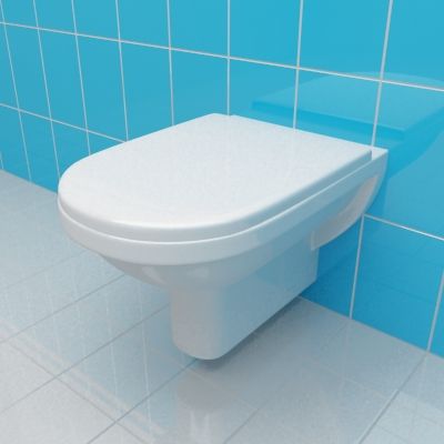 WC pan 3d-model Vitra Form 300 55x35