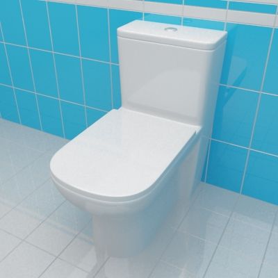 WC pan 3d-model Vitra Retro 40x70