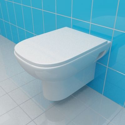 WC pan 3d-model Vitra Retro 50x35